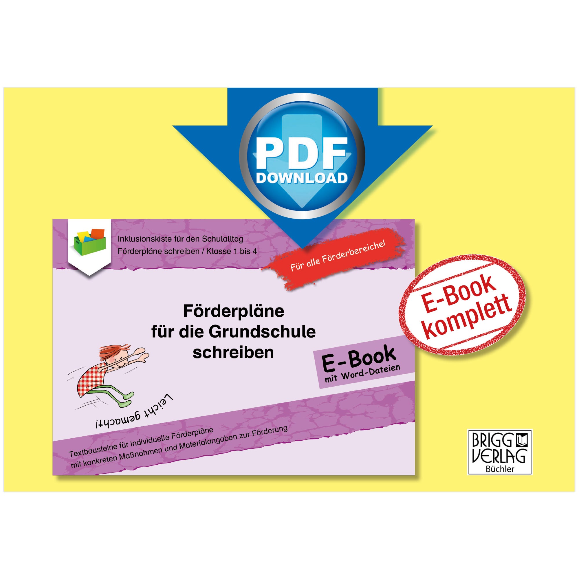 Förderpläne für die Grundschule schreiben/mit Worddateien