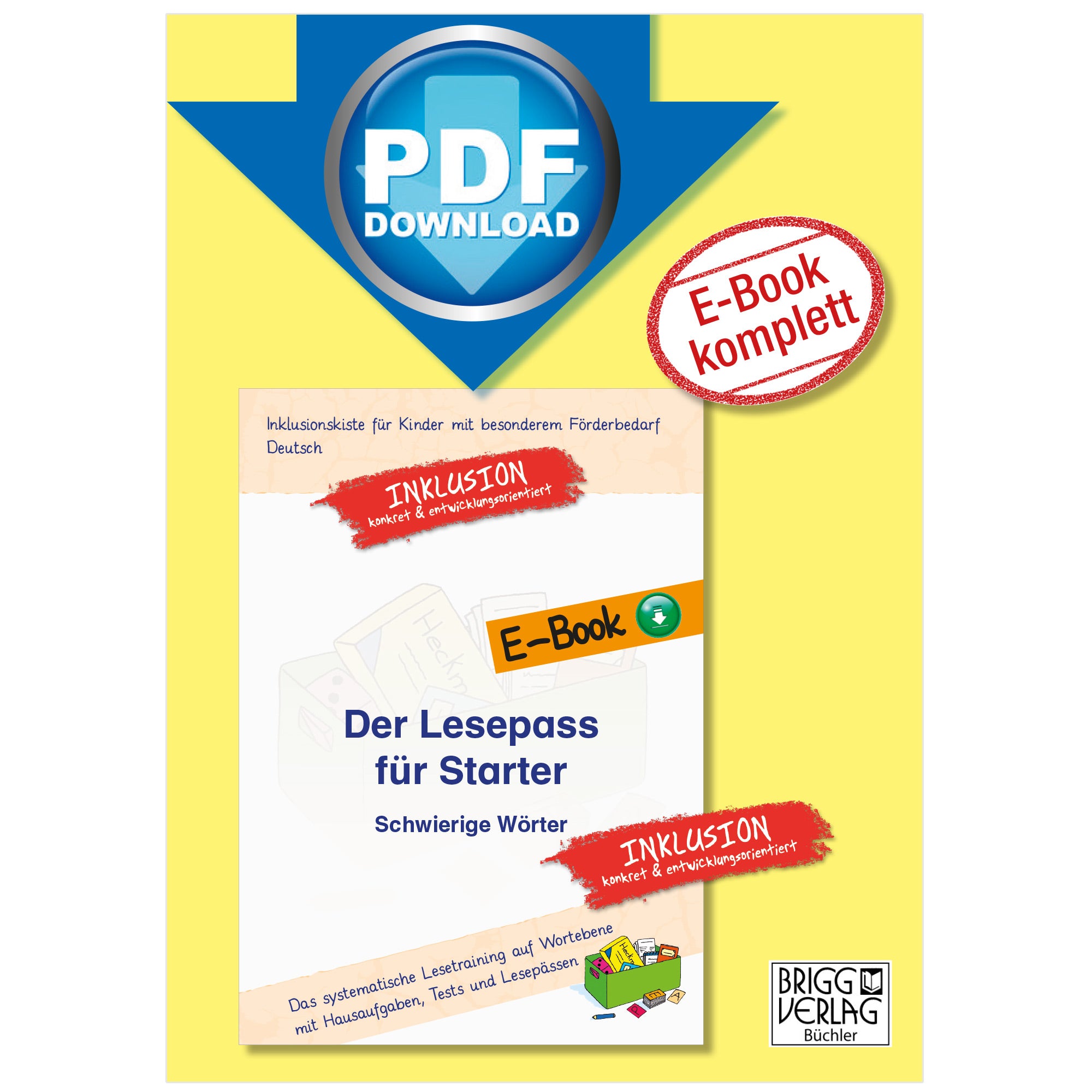 Der Lesepass für Starter: Schwierige Wörter