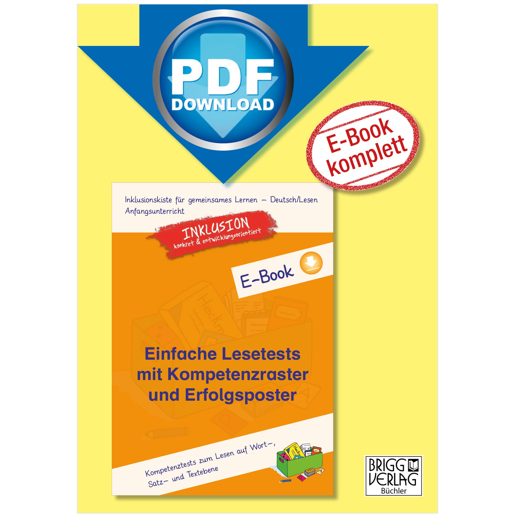 Einfache Lesetests mit Kompetenzraster und Erfolgsposter