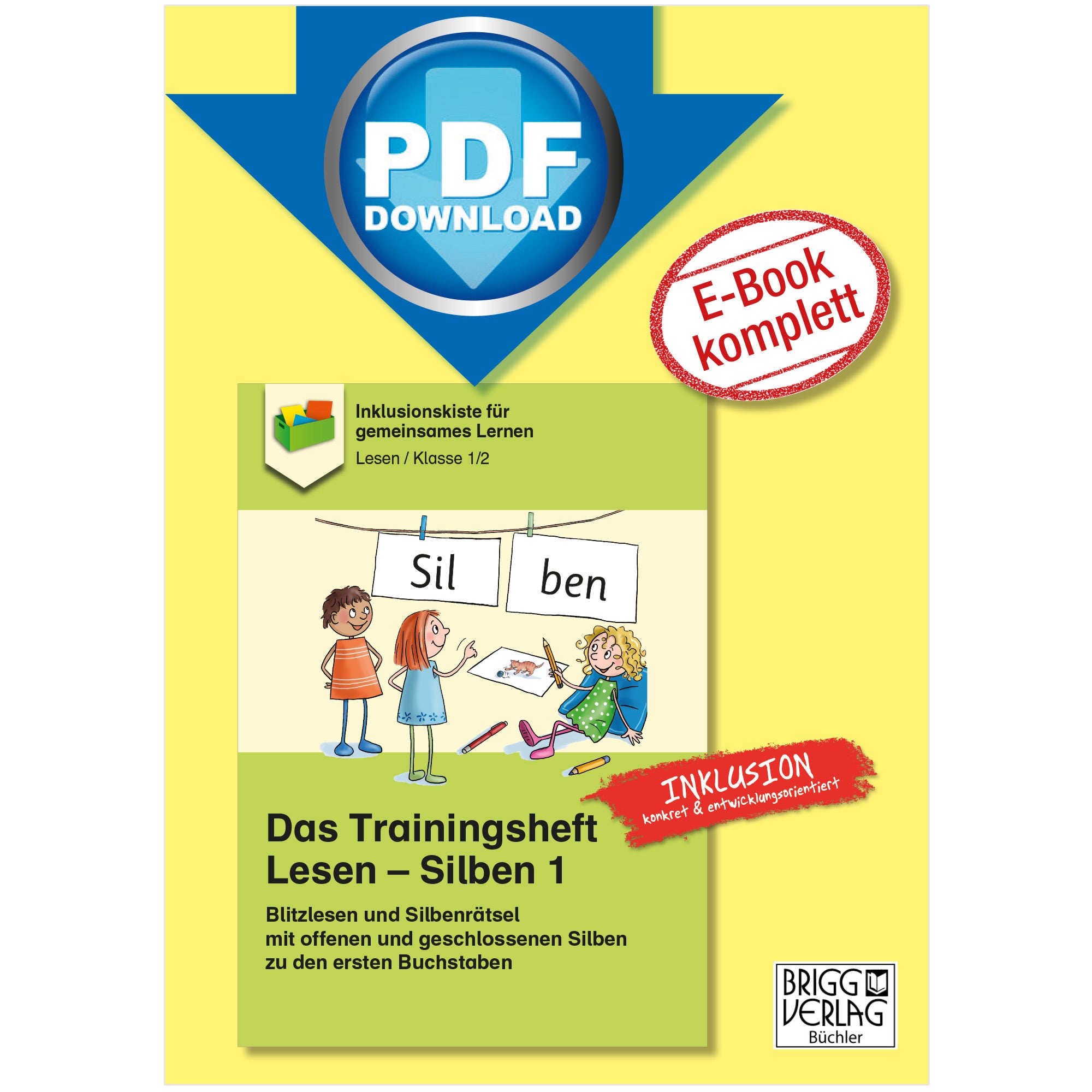 Das Trainingsheft Lesen - Silben 1