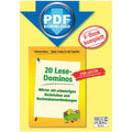 20 Lesedominos: Wörter mit schwierigen Buchstaben und Buchstabenverbindungen