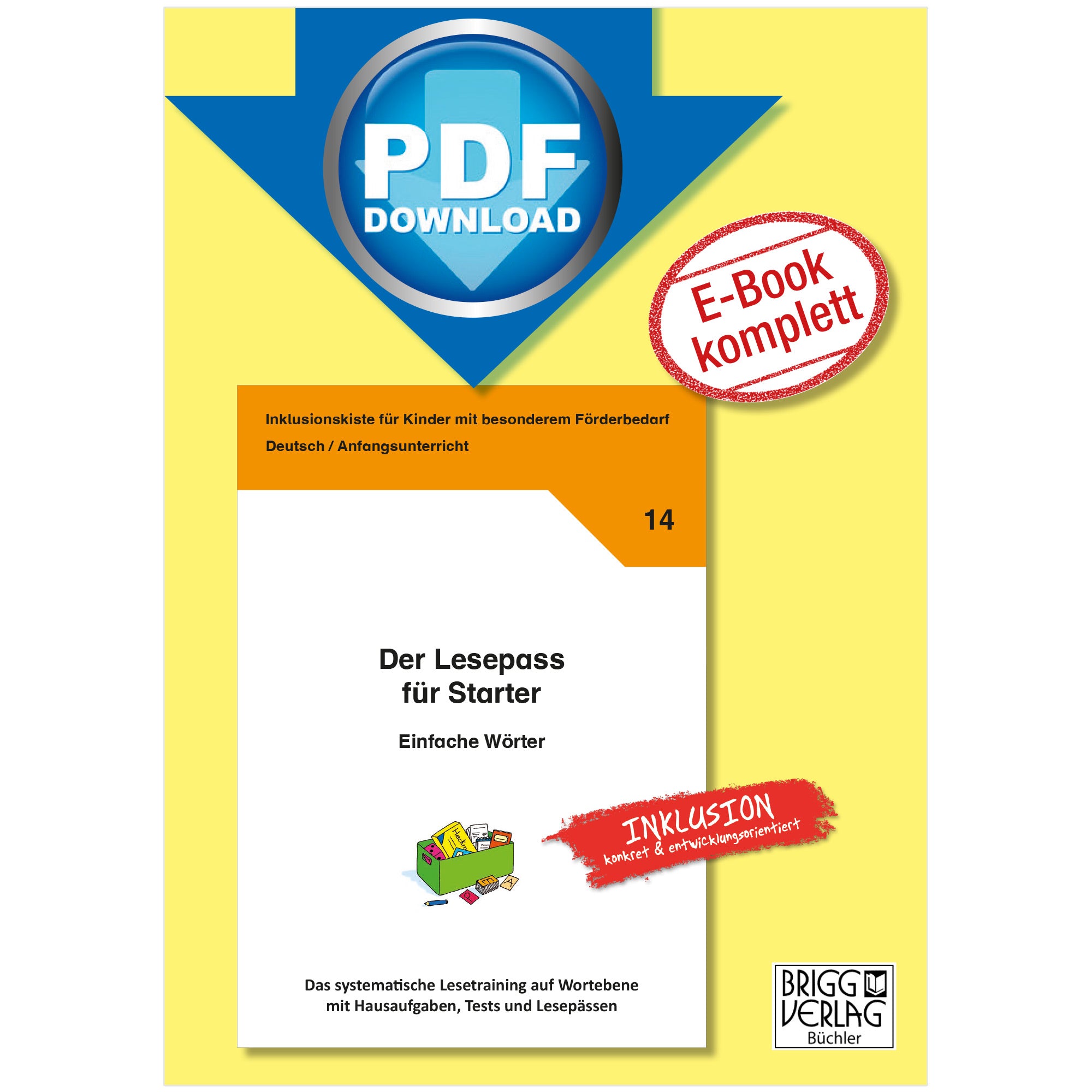 Der Lesepass für Starter - Einfache Wörter