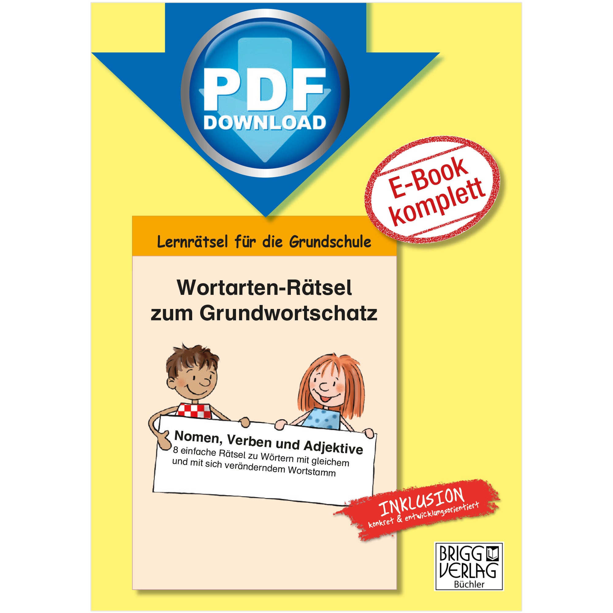 Wortarten-Rätsel zum Grundwortschatz
