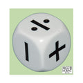 6er-Würfel mit Rechenoperationen +, -, x , :